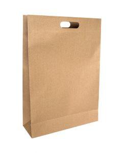 Punched Handle Paper Bags Large (360+125) x 510mm - Ecopack