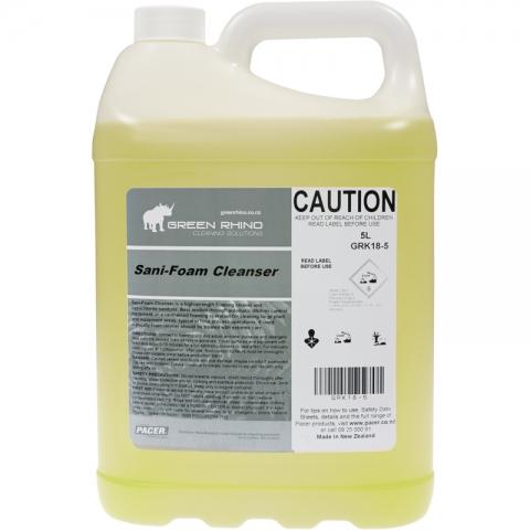 Sani-Foam Cleanser - Green Rhino