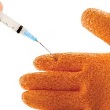 SHARPSMASTER II' Needle Resistant Latex Glove XLARGE - Esko