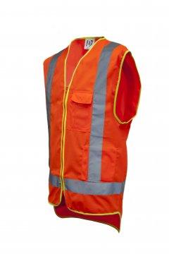 Good2Glow' Hi-Vis Vest, Phone, Pen, ID & Inside Pockets LARGE - Esko