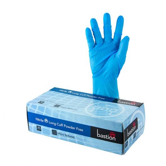 Bastion Nitrile PowderFree Gloves 300mm Cuff XX-LARGE - UniPak