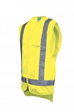 Good2Glow Yellow Hi-Vis Vest, Phone, Pen, ID & Inside Pockets X-LARGE - Esko