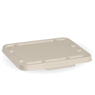 2 & 3 Compartment Natural BioCane Takeaway Lid - BioPak