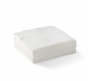 Cocktail Napkin 2 Ply White - BioNapkin