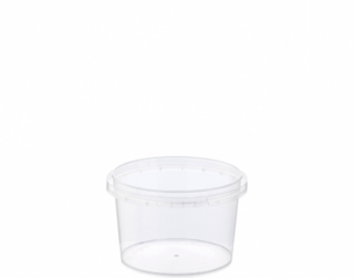 Locksafe' Small Round Tamper Evident Containers, 210 ml - Castaway
