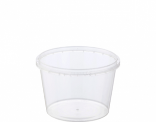 Locksafe' Round Tamper Evident Containers, 600 ml - Castaway