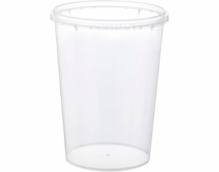 Locksafe' Round Tamper Evident Containers, 1120 ml - Castaway