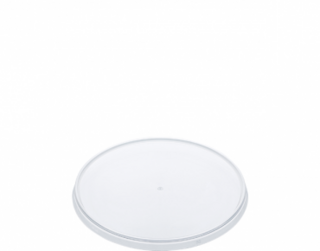Locksafe' Round Tamper Evident Container Lids (suit 300-1120ml cont), Clear - Castaway