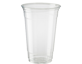 20oz Cold Cup HiKleer' rPET, Clear - Castaway
