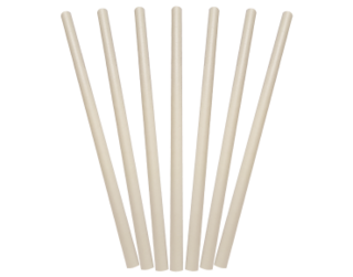 Paper Jumbo Straws, White (235 x 10 mm) - Castaway
