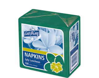 2 Ply Luncheon Napkins, Quarter Fold, Pine Green - Castaway