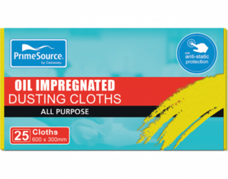 PrimeSource' Dusting Cloths, Oil Impregnated, Yellow - Castaway