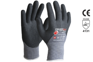 TOUCHLINE™ '3/4Back', Nitrile 3/4 dip Foam coat on Spandex, Size 7 - Esko