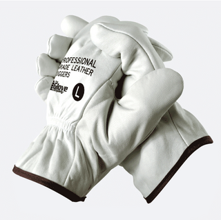 Leather Riggers Gloves Professional Grade X-LARGE - Komodo Leather Man